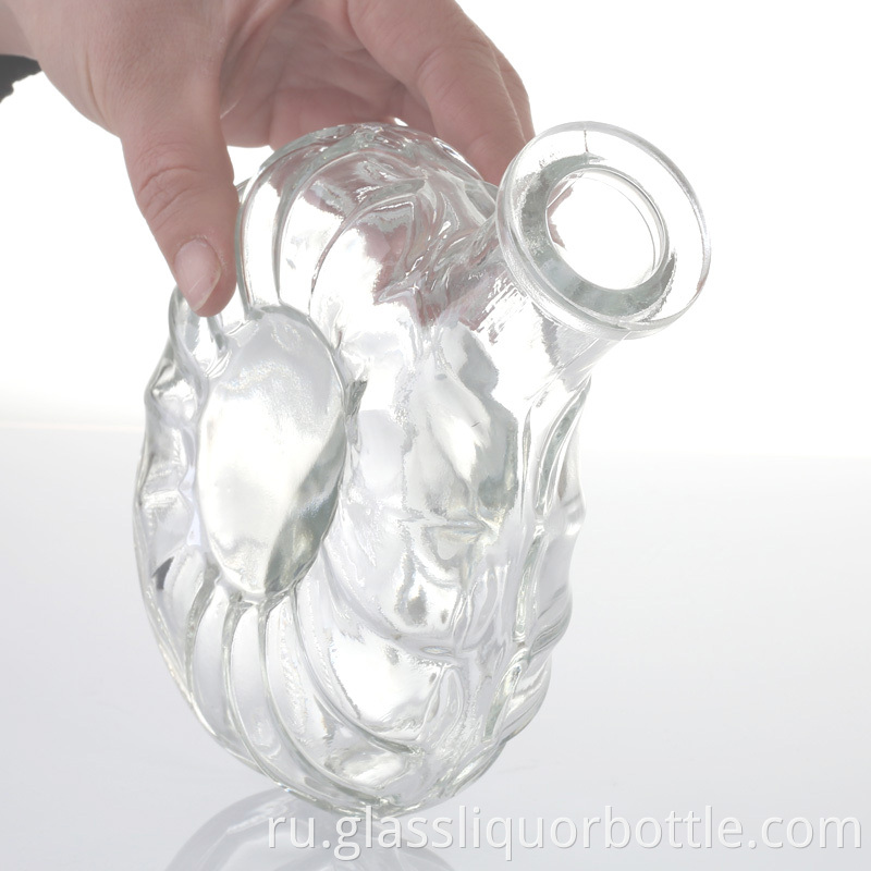 Clear XO Glass Bottles